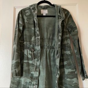 Old Navy Camo-Print Hooded Utility Jacket!